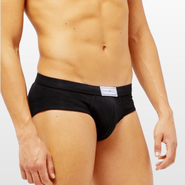 slip gaće u sportskom stilu 2xPack, crni