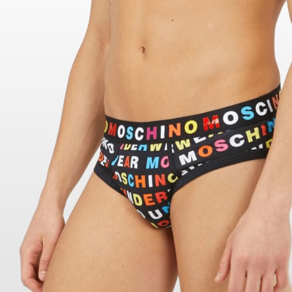 slip gaće sa višebojnim logo