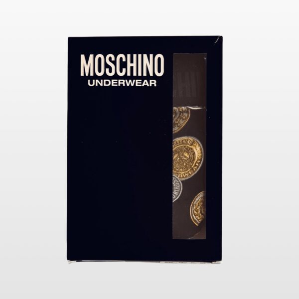 Moschino slip-gaće sa printom kovanica, crni