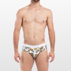 MC-BR-222V1A13204305-WT-1 slip gaće sa printom kovanica, beli