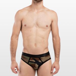 slip gaće sa kamuflažnim printom