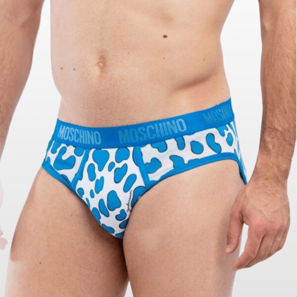 slip gaće sa dezenom, svetloplavi